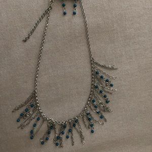 Chained, bead necklace